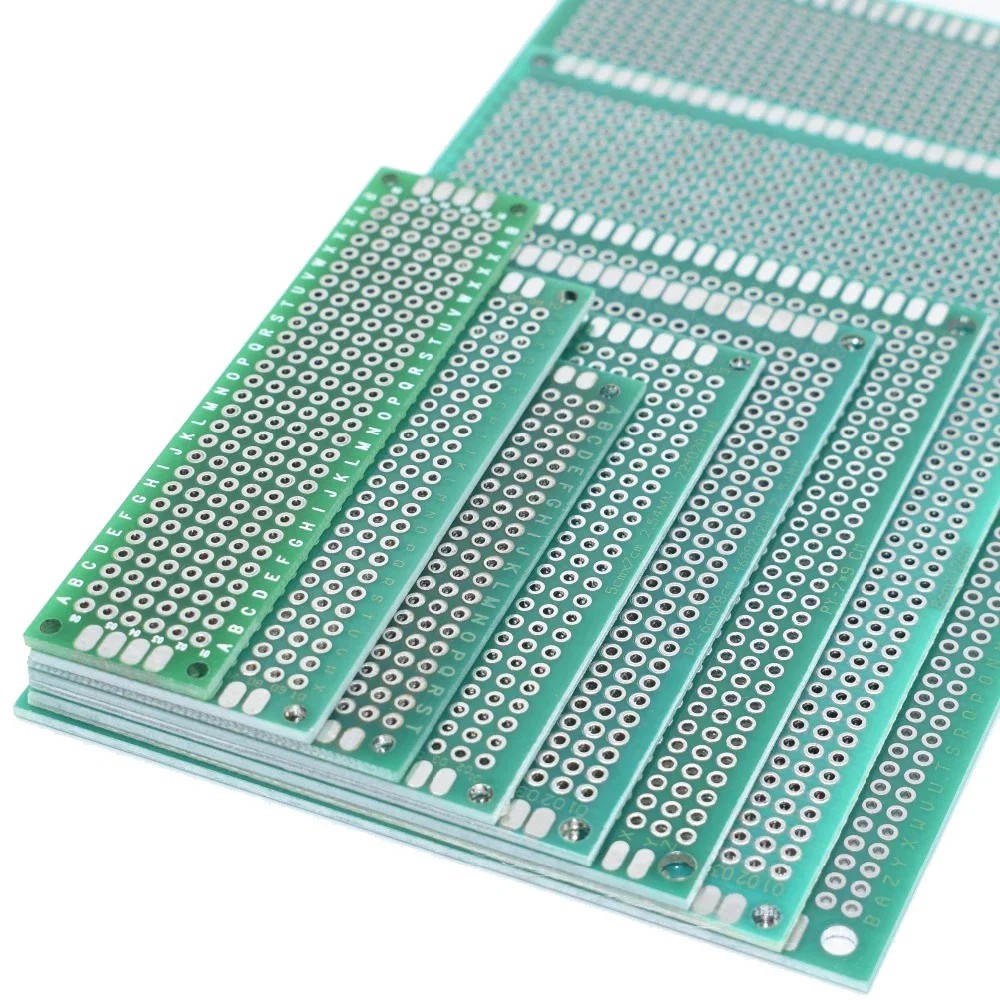 Perfboard - 1/5/10pcs PCB Prototype Board Green 2x8/3x7/4x6/5x7/7x9/12/9x15cm
