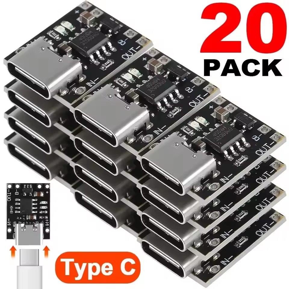 1-20Pcs TP4056 3.7V Lithium Ba - Usb C Cable 评论和价格