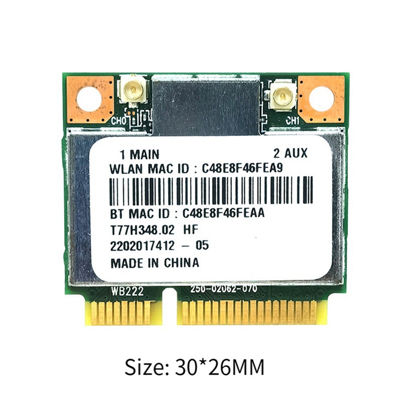 AR5B22 AR9462 WiFi Card+Intern - Antenna 2.4Ghz 评论和价格