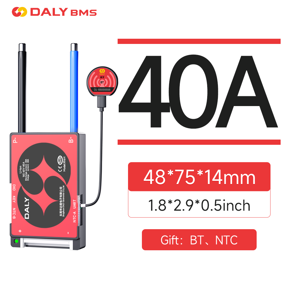 DALY Smart BMS 16S 60V 40A Li- - Proto Board 评论和价格