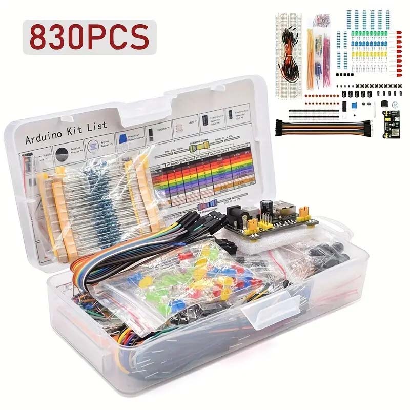 830Pcs/Box DIY Project Starter - Breadboard 400 Point 评论和价格