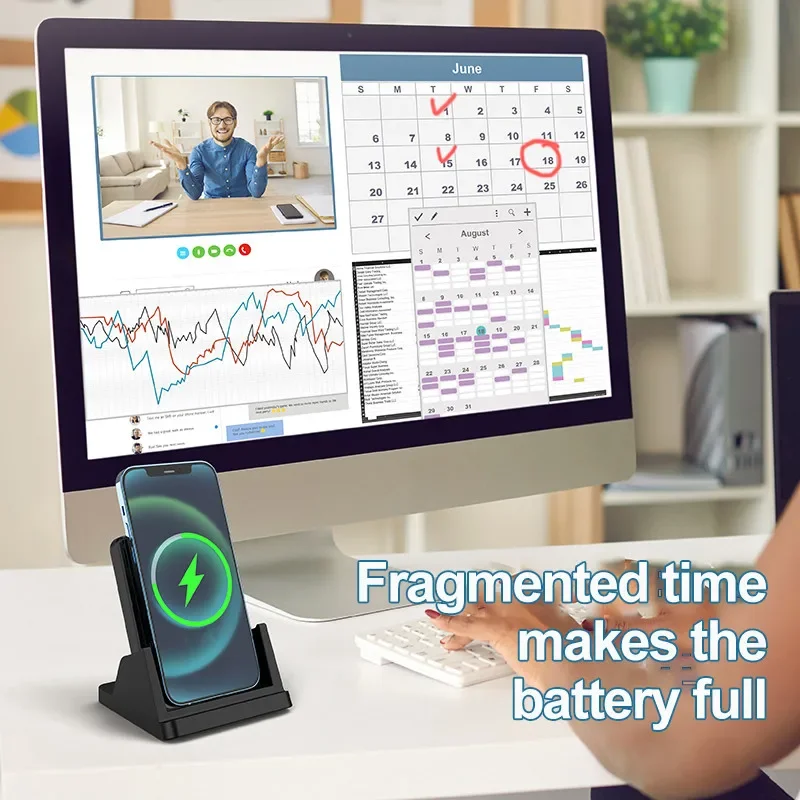 Wireless Charger Pad Stand Des - Micro Usb Cable 评论和价格