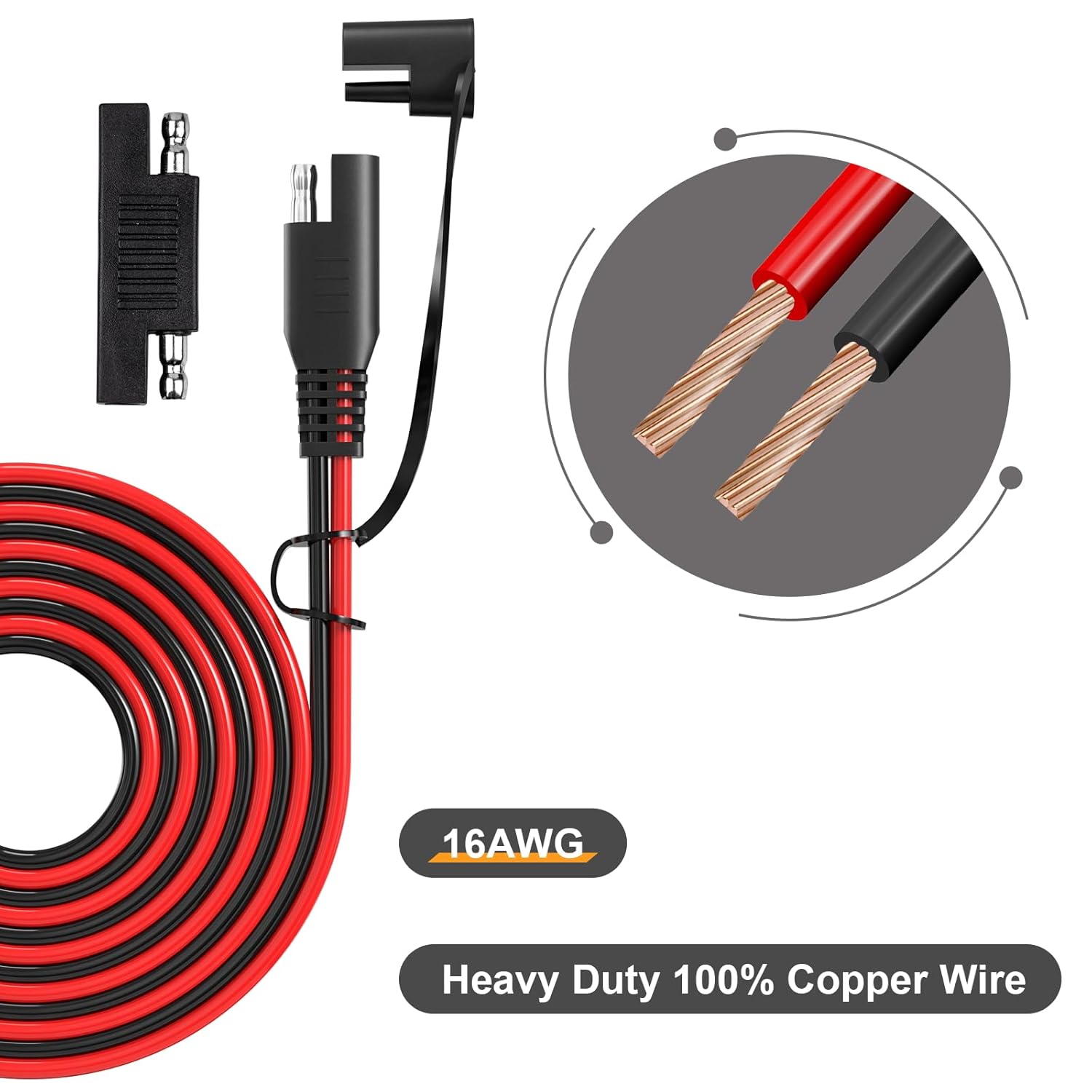 JMUYTOP 16AWG SAE Extension Ca - Ipex Connector 评论和价格