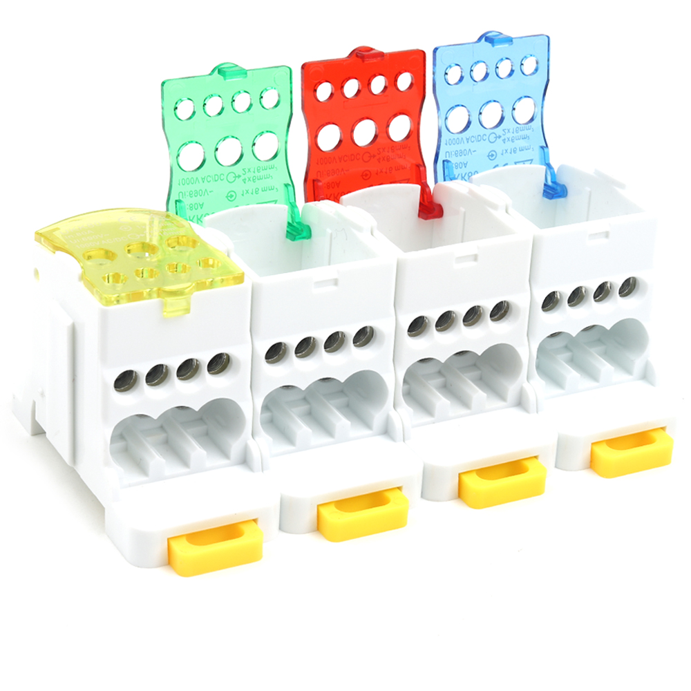 1 in 6 out Rail Type Quick Wir - Screw Terminal Block 评论和价格