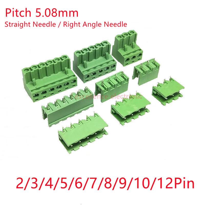 5Pairs 5.08mm Terminal Block 2 - Screw Terminal Block 评论和价格